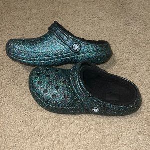Crocs Glitter Fur Lined Clog